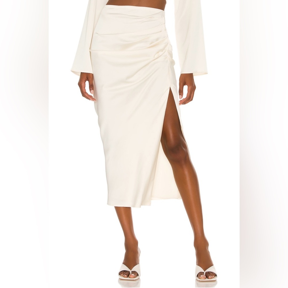 Lovers and Friends Gianne Skirt in Ivory Size XXS